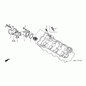 Схема узла: Термостат для Honda CB600F Hornet
