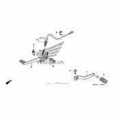 Схема вузла: Педаль (Лапка) для Honda VFR800 Interceptor