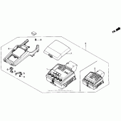 Схема узла: Top shelter set 90 для Honda GL1500 Gold Wing Special Edition