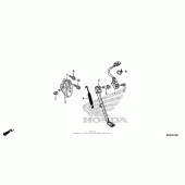 Схема вузла: Підставка для Honda GL1800 Gold Wing Valkyrie