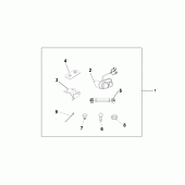 Схема узла: Passenger control для Honda GL1800 Gold Wing