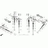 Схема узла: Распредвал для Honda XL600 Transalp