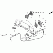 Схема узла: Приборная панель для Honda GL1500 Gold Wing Aspencade