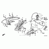 Схема узла: Топливный бак для Honda CRF250 CRF250X