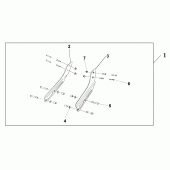 Схема вузла: Dlx br / rr carr stay для Honda VTX1300