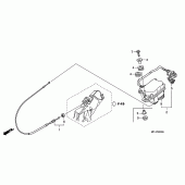 Схема узла: Сервомотор в сборе для Honda CBR1000 CBR1000RR Fireblade