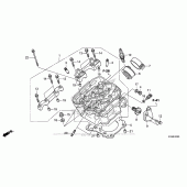 Схема вузла: Головка циліндра для Honda CBR300R