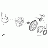 Схема вузла: Pulse generator / starting clutch для Honda XL650 Transalp