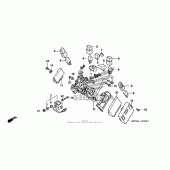 Схема вузла: Cowl stay (abs) для Honda VFR800 Interceptor