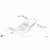 Схема вузла: Сидіння для Honda CRF250 CRF250L