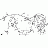 Схема вузла: Електрообладнання для Honda VF750 Magna