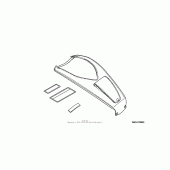 Схема вузла: Tank belt (leather) (plain) для Honda VTX1800