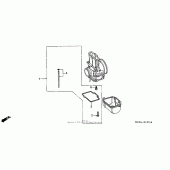 Схема узла: Карбюратор optional kit (`02-`03) для Honda CR250