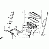 Схема вузла: Панель приладів для Honda XR600