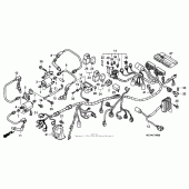 Схема вузла: Електрообладнання для Honda VTX1800