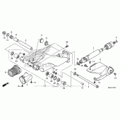 Схема узла: Задний рычаг (Маятник) для Honda VFR1200 VFR