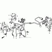 Схема вузла: Електрообладнання для Honda VT1100 Shadow ACE Tour