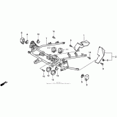 Схема узла: Cowl stay для Honda PC800 Pacific Coast