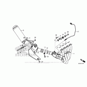 Схема вузла: Вихлопна система для Honda CBR1000 CBR1000RR Fireblade