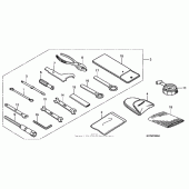 Схема вузла: Інструмент для Honda CB900 919