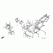 Схема узла: Рама для Honda CB750 Seven Fifty