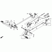 Схема вузла: Педаль (Лапка) для Honda VT600 Shadow VLX
