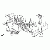 Схема узла: Cowl stay (ST1100AT/AV/AW) для Honda ST1100 Pan-European