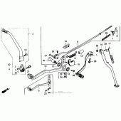 Схема вузла: Педаль (Лапка) для Honda XR250