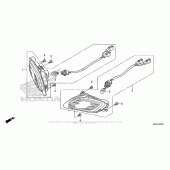 Схема узла: Поворотники для Honda ST1300 Pan-European Police