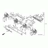 Схема вузла: Карбюратор в зборі для Honda CBR600 CBR600F