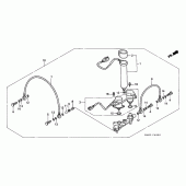 Схема узла: Air distributor для Honda GL1500 Gold Wing Special Edition