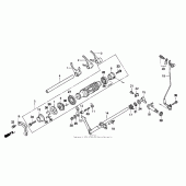 Схема узла: Gearshift fork для Honda GL1500 Gold Wing Aspencade