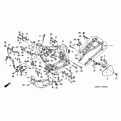Схема вузла: Рама для Honda XR650