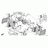 Схема вузла: Радіатор для Honda VFR800 VFR