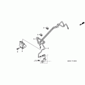Схема вузла: Proportioning valve для Honda VFR800 Interceptor