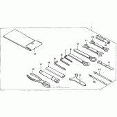 Схема вузла: Інструмент для Honda VT600 Shadow VLX