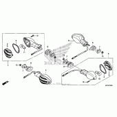 Схема вузла: Поворотники для Honda CBR600 CBR600RR
