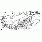 Схема узла: Proportion control valve для Honda GL1800 Gold Wing