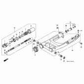 Схема узла: Задний рычаг (Маятник) для Honda ST1100 Pan-European