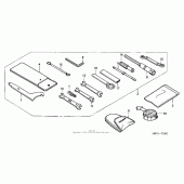 Схема вузла: Інструмент для Honda CB600F 599