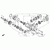 Схема узла: Cross shaft для Honda VT1100 Shadow Spirit