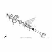 Схема вузла: Balancer для Honda CRF250 CRF250R