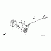 Схема вузла: Генератор для Honda CRF250 CRF250R