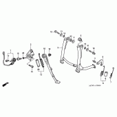 Схема вузла: Підставка для Honda VFR800 VFR