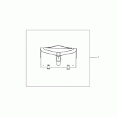 Схема вузла: Leather topcase (PLAIN) для Honda VT750 Shadow Aero