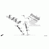 Схема вузла: Шток & Клапан для Honda CRF1000 Africa Twin