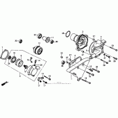 Схема вузла: Водяний насос для Honda VT1100 Shadow