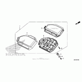 Схема вузла: Панель приладів для Honda CBR1000 CBR1000RR Fireblade