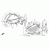 Схема вузла: Tank cover для Honda VFR1200 VFR