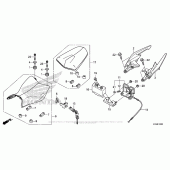 Схема вузла: Сидіння для Honda CBR300R